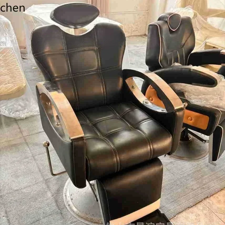 y9.4- Cross-Border Barber Chair Hair Salon Chair Adjustable Heig Barber Shop Special Perm and Dye Salon Chair