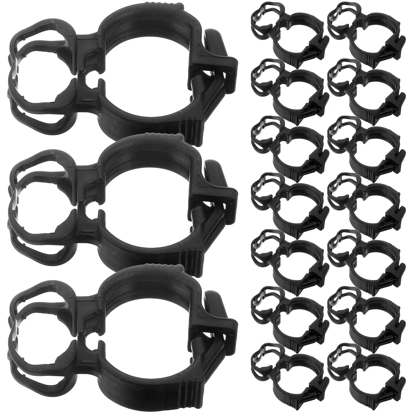 

50pcs Plant Gourd Circle Garden Tomato Support Vine Clamps Plants Plastic Greenhouse Terraces Fences Support Clips For