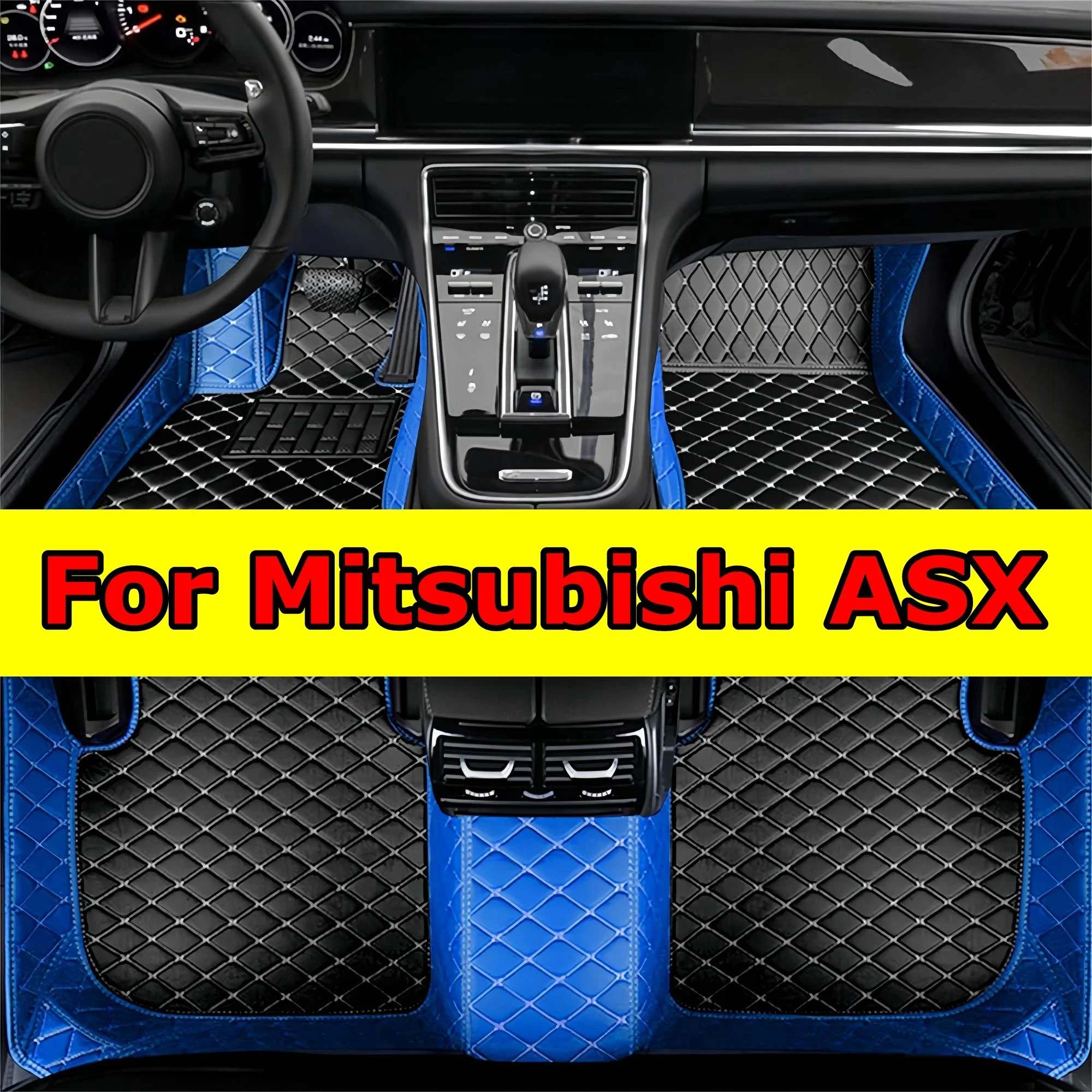 

Thickening Car Floor Mats for Mitsubishi ASX 2014 2015 2016 2017 2018 5seats Weather Waterproof Coverage Floor Liners Luxury Le