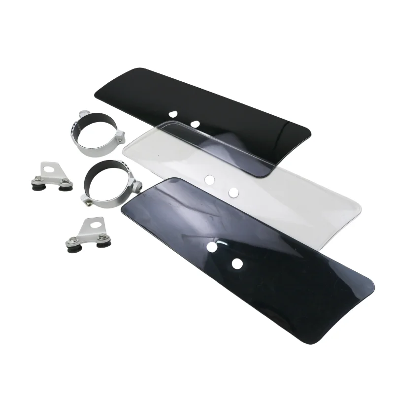

Motorcycle Clear Fork Deflectors Windscreen Universal Fit for Yamaha 1999-2014 for Yamaha XV1600 Road Star Classic XV950 V-Star