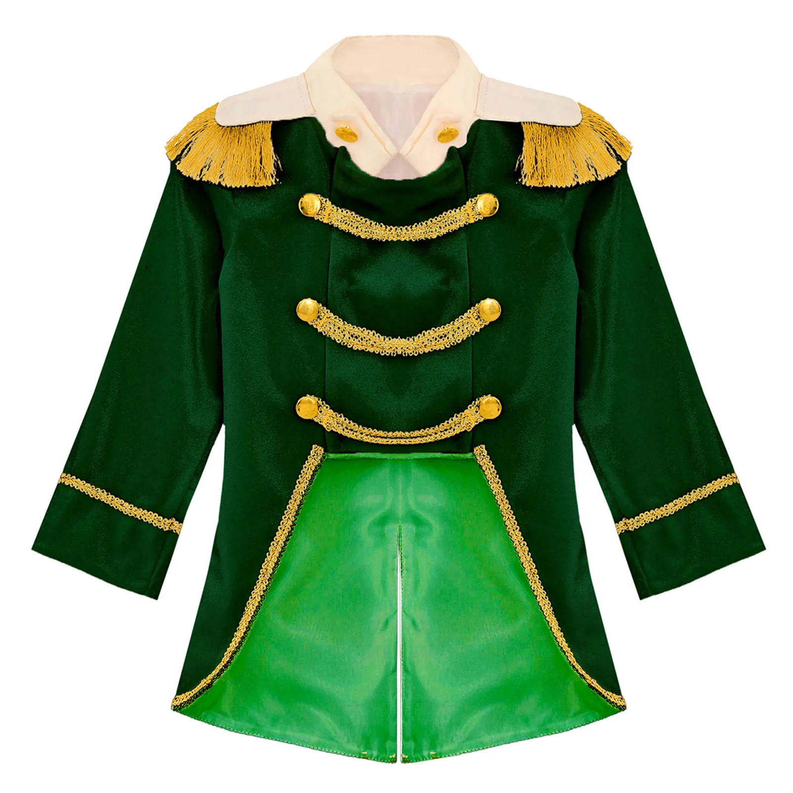 Toddler Baby Boys Prince King Knight Royal Nobility Costume Long Sleeve Fringe Velvet Jacket Tailcoat for Halloween Photography