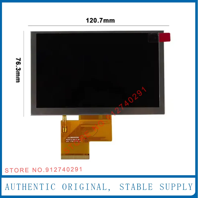 Original 5 Inch EJ050NA-01G LCD Display Screen 800*480 50 PIN EJ050NA 01G GPS TFT LCD Display Screen Replacement