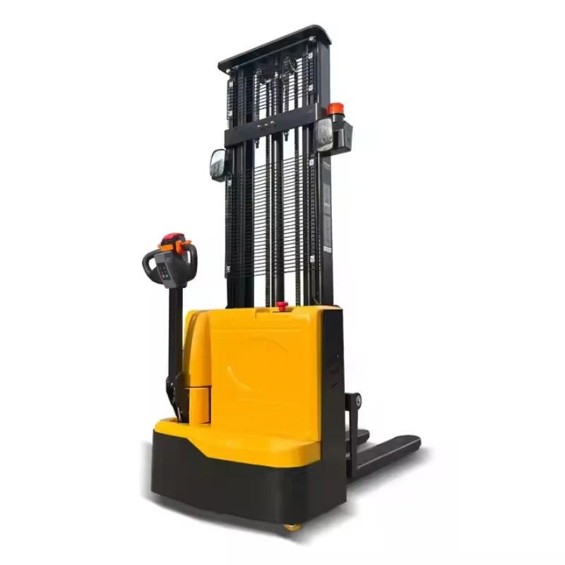 

Best-selling 1 ton 1500kg 3m narrow electric balance motor aisle stacker restaurant forklift walkie-talkie