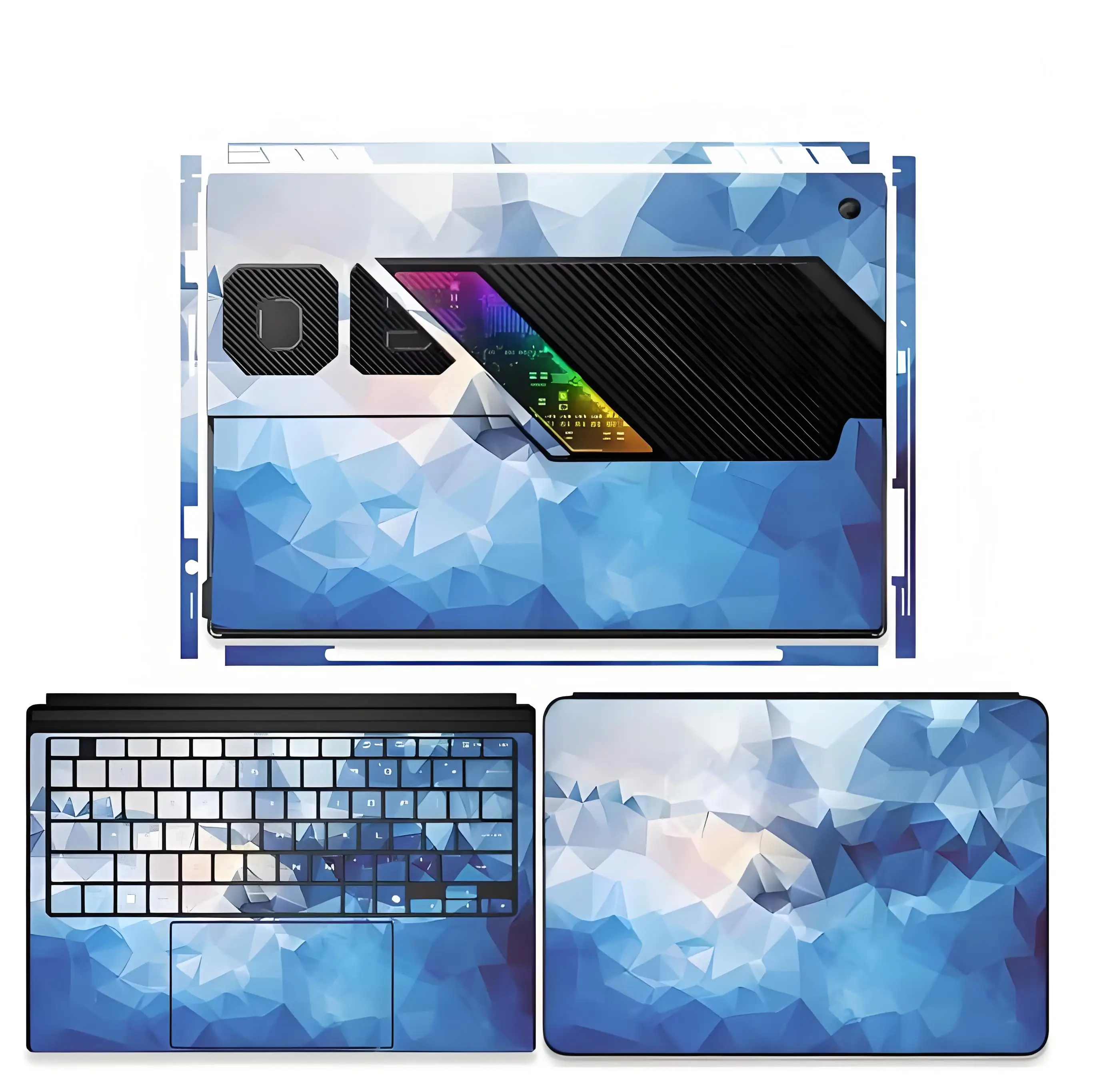 Dazzle Vinyl - Ochronna naklejka winylowa przeciw zarysowaniom do ASUS ROG Flow Z13 (2025) GZ302 GZ302E — zdjęcie produktu 4