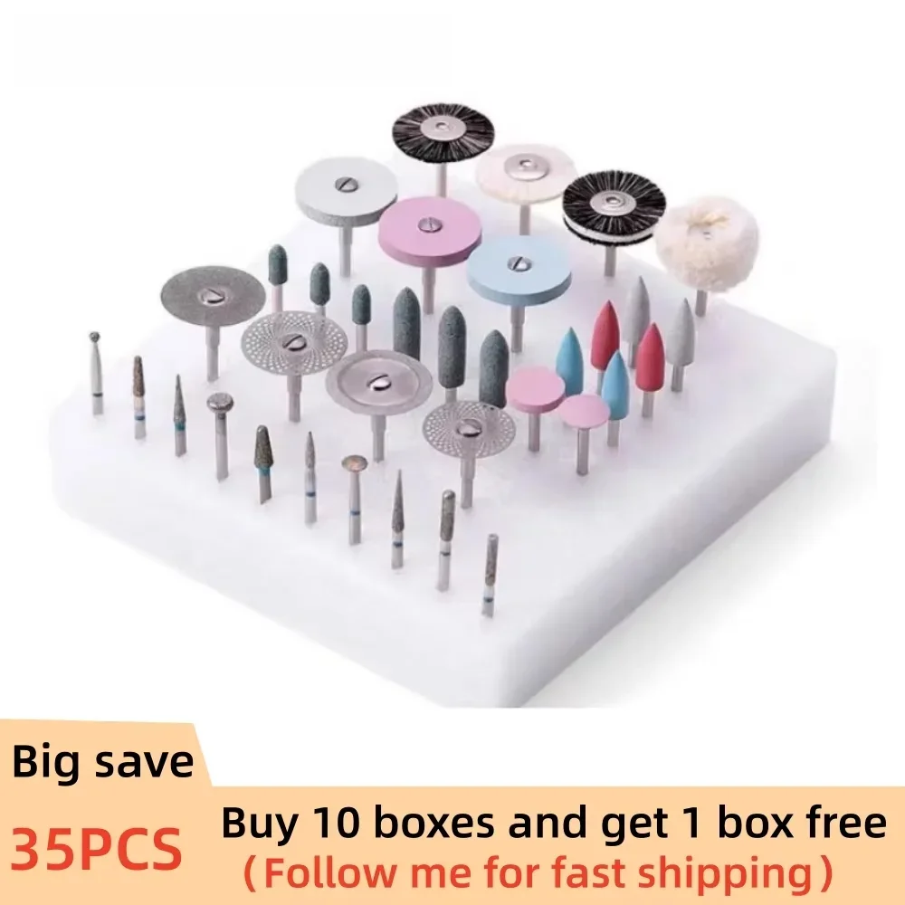 

Набор алмазных фрез для зуботехнических лабораторий: полировка керамики и фарфора, шлифовка, инструмент для стоматологов и зубных техников