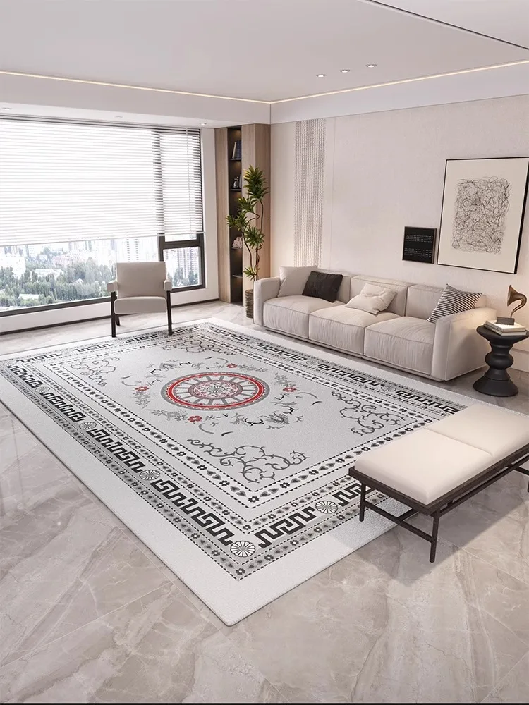 Artistic Persian Carpet Creative New Chinese Style Living Room Decorative Carpets Easy Clean Washable Bedroom Rugs Sofa Play Rug