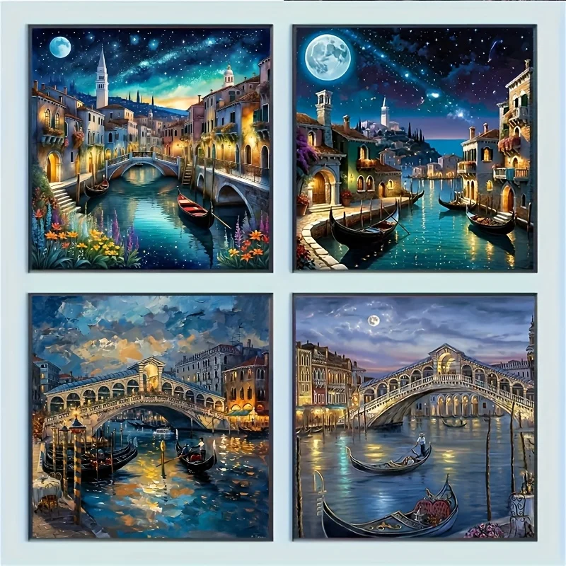 

Beautiful Night Scene of Venice Jigsaw Puzzle 500/1024 PCS Friends Party Puzzle Game Home Decor Holiday Gifts