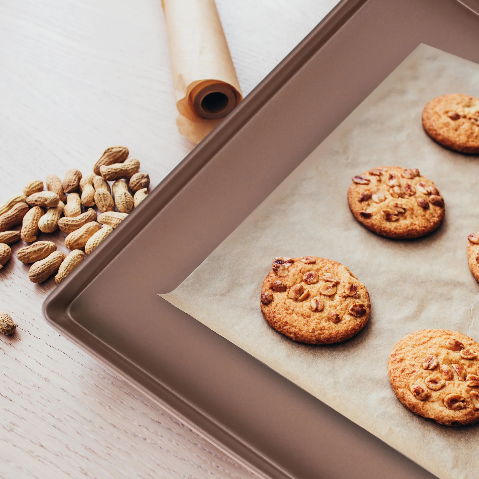 Baking Recipes Square Baking Tray Oven Safe Tray Easy Clean Baking Tray Baking Rose Gold Essential Kitchen Tool