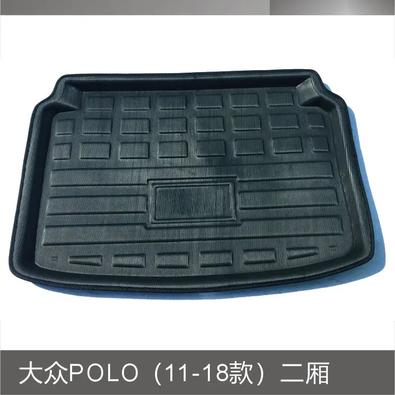 Fit for Volkswagen VW POLO Hatchback 2011-2018 auto  All Weather Anti-Scratch car Cargo Liner Mats Rear Trunk mat