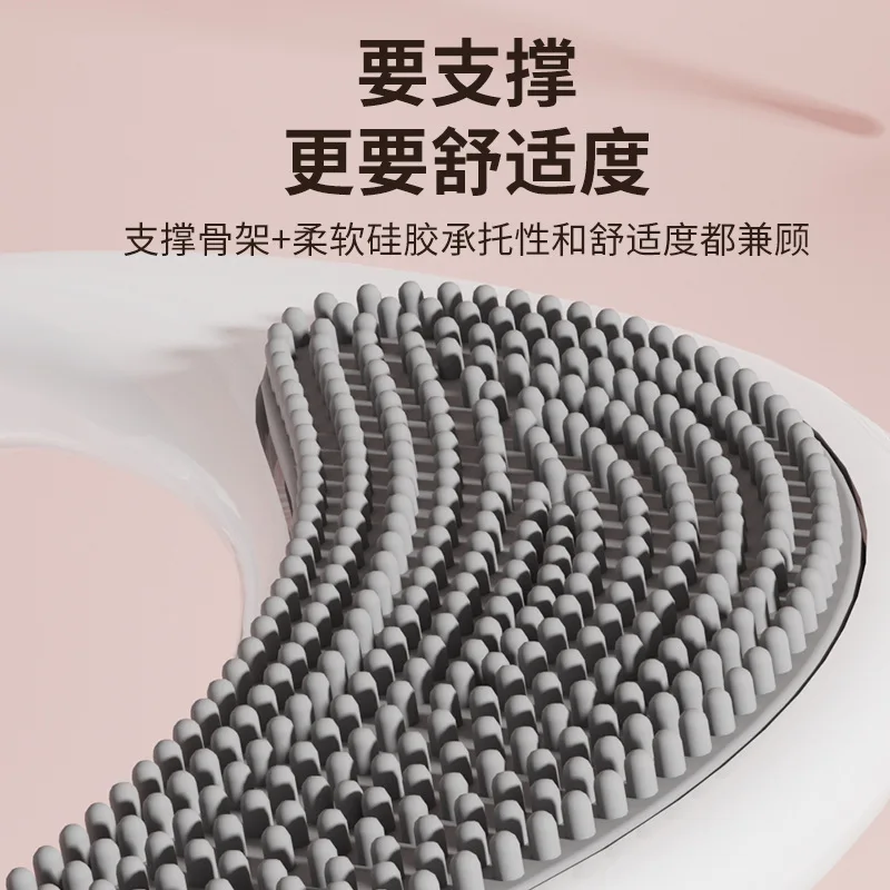 Adjustable Cervical Neck Traction Device with Massage Spikes and Angle Control for Posture Correction