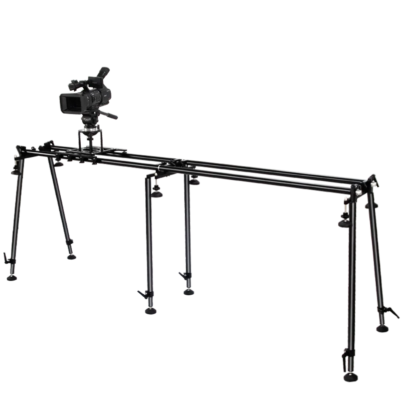 JianMei 2M Carbon Fiber Large Camera Slider - Ultra - Smooth For Professional Cinematic Shoots For Outdoor And Studio Use