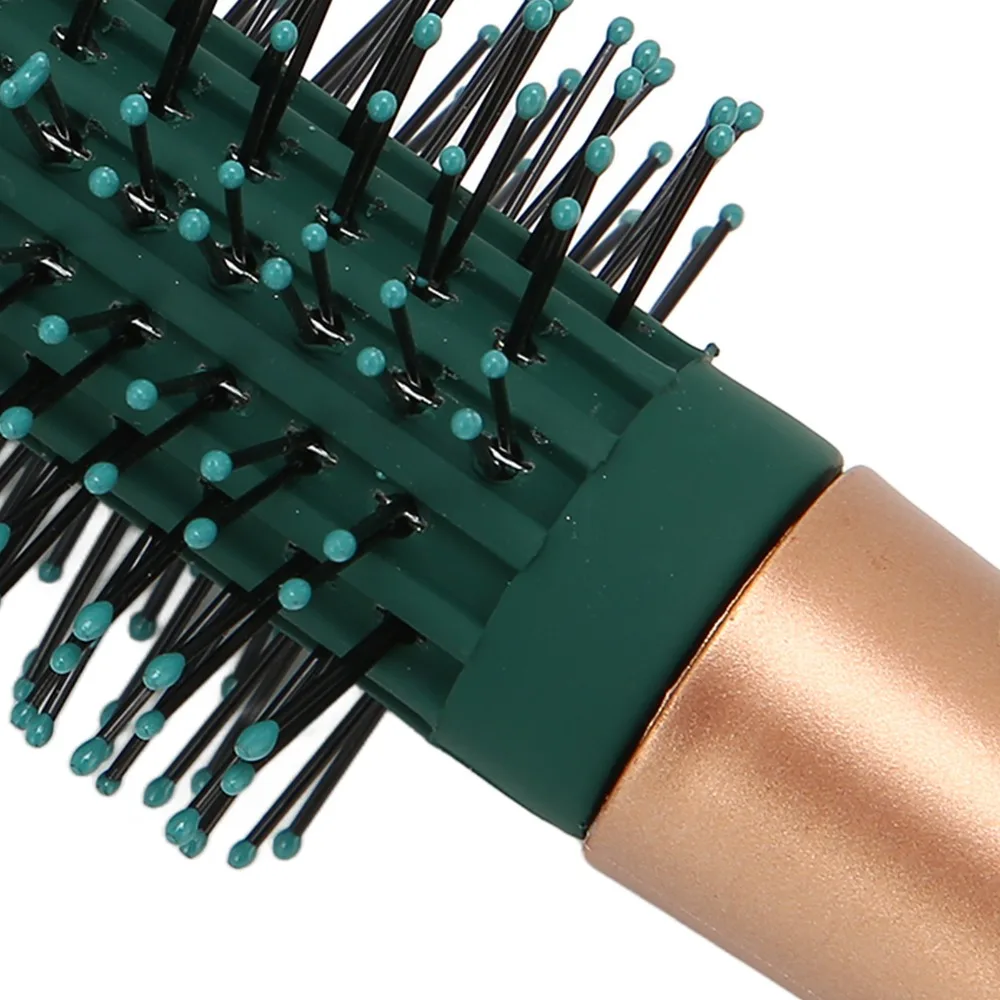 Nylon Hair Brushes Comfortable Handle Anti-Static Detangling Brushes Fashion Green Massage Brushes Home Salon Use