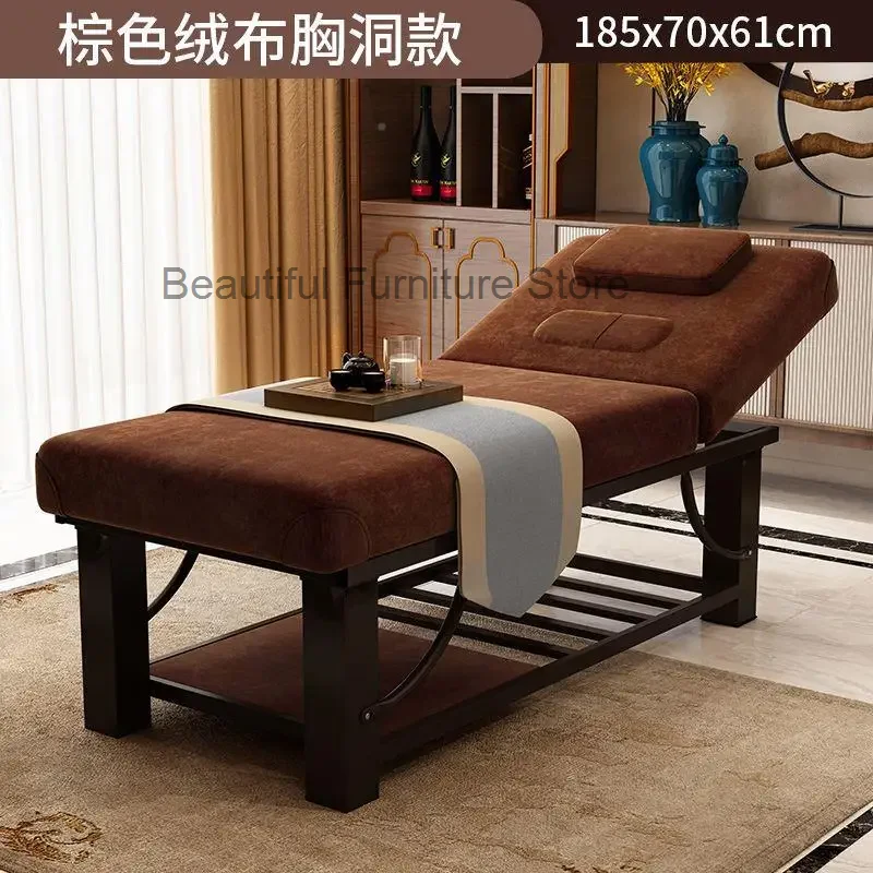 Cama de Masaje de tatuaje de belleza para Spa, mesa de Masaje de amasamiento especial para baño, Camilla de Masaje cómoda, muebles de salón, WKMTB