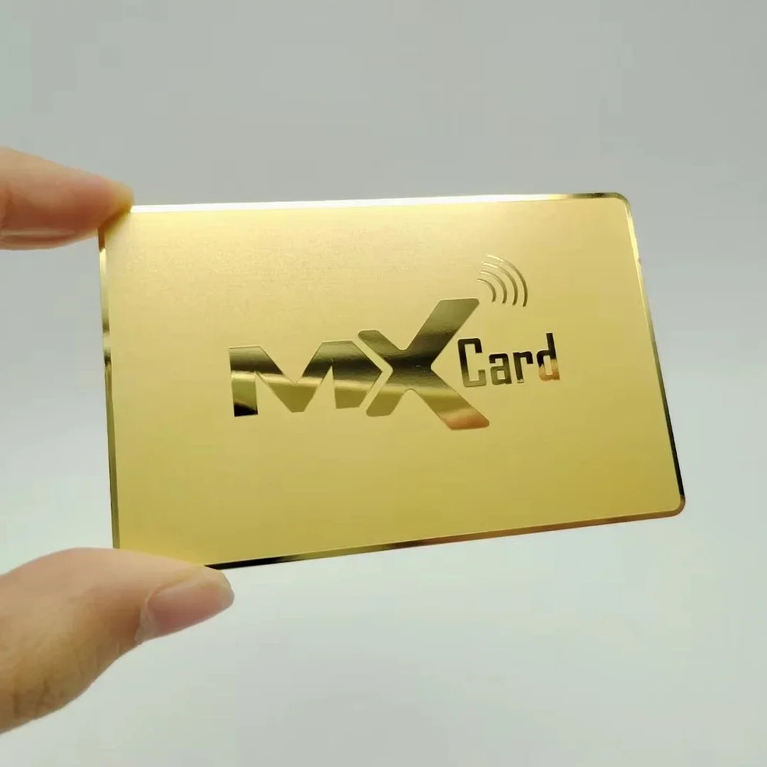 

Зеркальные черные и золотые металлические карты из нержавеющей стали для бизнеса