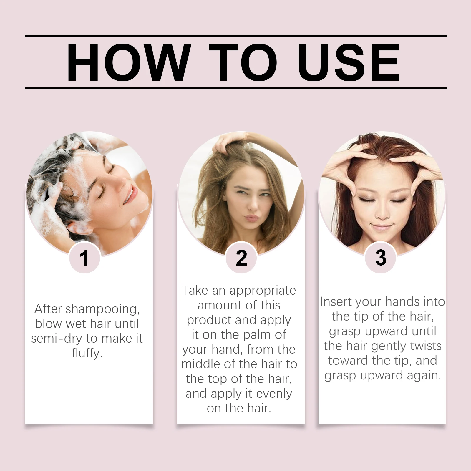 كريم تعزيز التجعيد للشعر المتموج والمجعد كريم تصفيف الشعر المرطب بلسم ترتد للشعر الجاف المجعد 50 مل