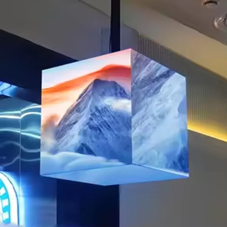 Best-Selling 4K HDR10+ Waterproof Cubic LED Display Screen Intelligent Control for Retail Store Billboards Outdoor Activities