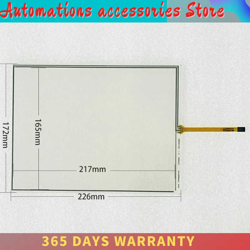 Touch Screen Panel Glass Digitizer for GT1675M-STBD GT1675M-VTBA GT1675M-VTBD TP-3821S1 with Front Overlay Protective Film