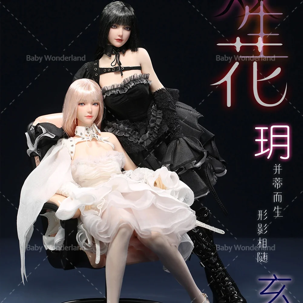 In Stock I8TOYS I8-C009 1/6 Twin-flowered Yue Xuan Movable Eyes Head Sculpt Clothes Set Model For 12'' Female Action Figure Body