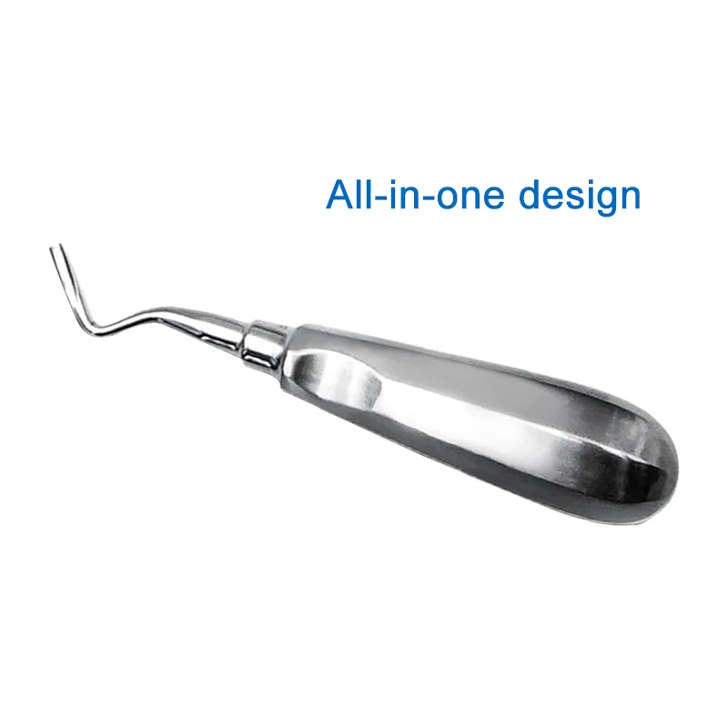 

1pcs 15cm Dental Elevator Tooth Extraction Stainless Steel Dental Extraction Minimally Invasive Dental Materials