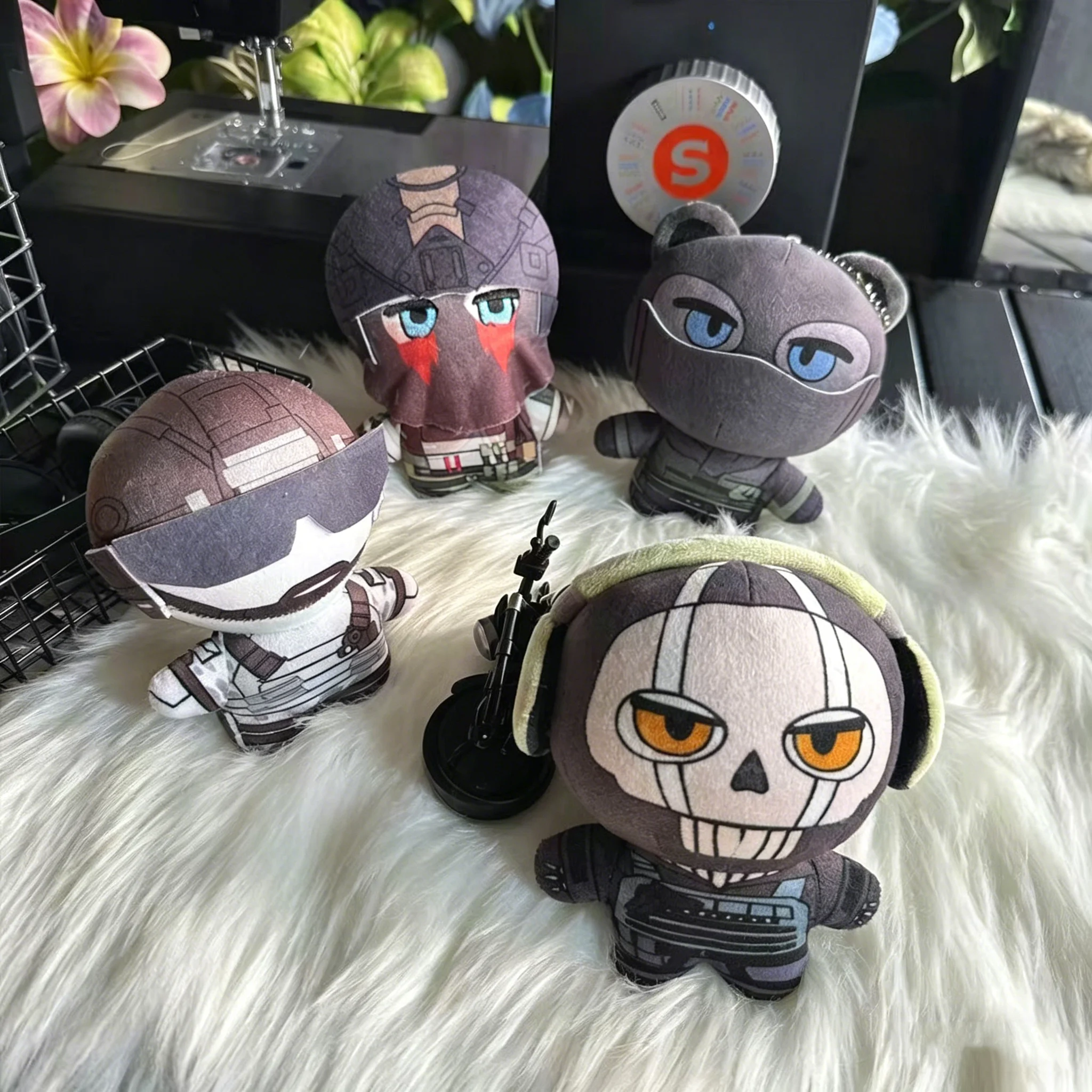10cm Stuffed Call Of Duty Keegan Konig Ghost Nikato Zimo Krueger Plushie Toys Plush Dolls Pendants Keycahin Holiday Xmas Gifts view 3