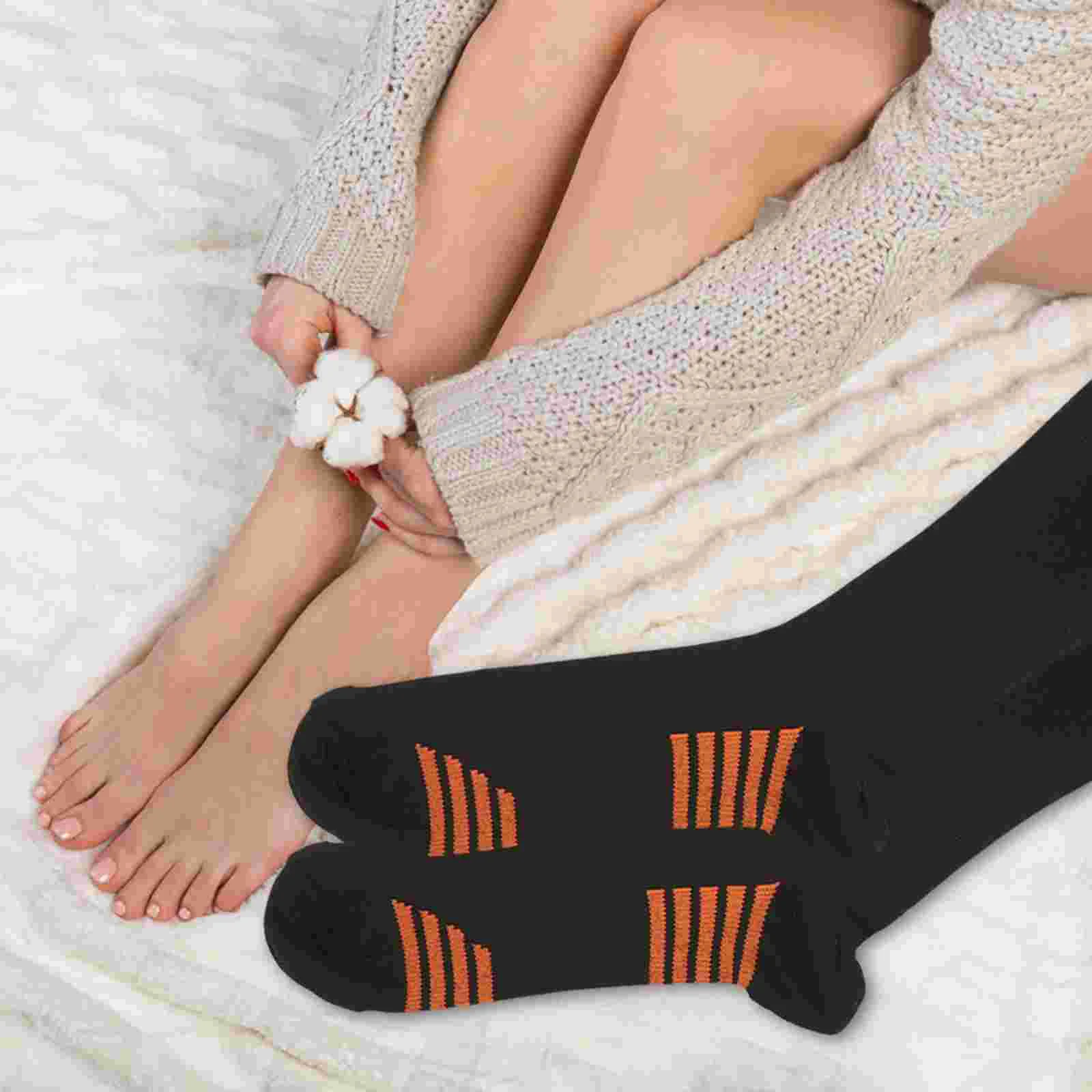 6 Pairs Sports Socks Skate Outdoor Winter Ice Hockey Warm for Cold Weather Running