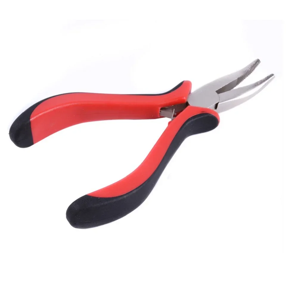 

hair extension plier curved head with teeth tools