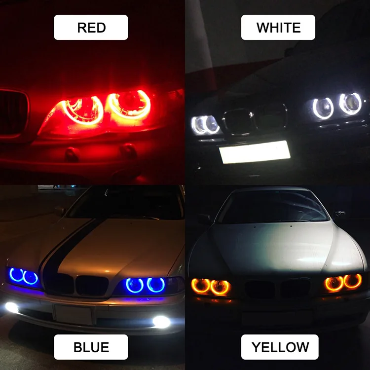 

For BMW Headlights ANGEL EYES MAKER LED Bulbs, White Red Blue Yellow Green for E39 E59 E53 E60 E31 E63 E64 E65 E66 E83 E87