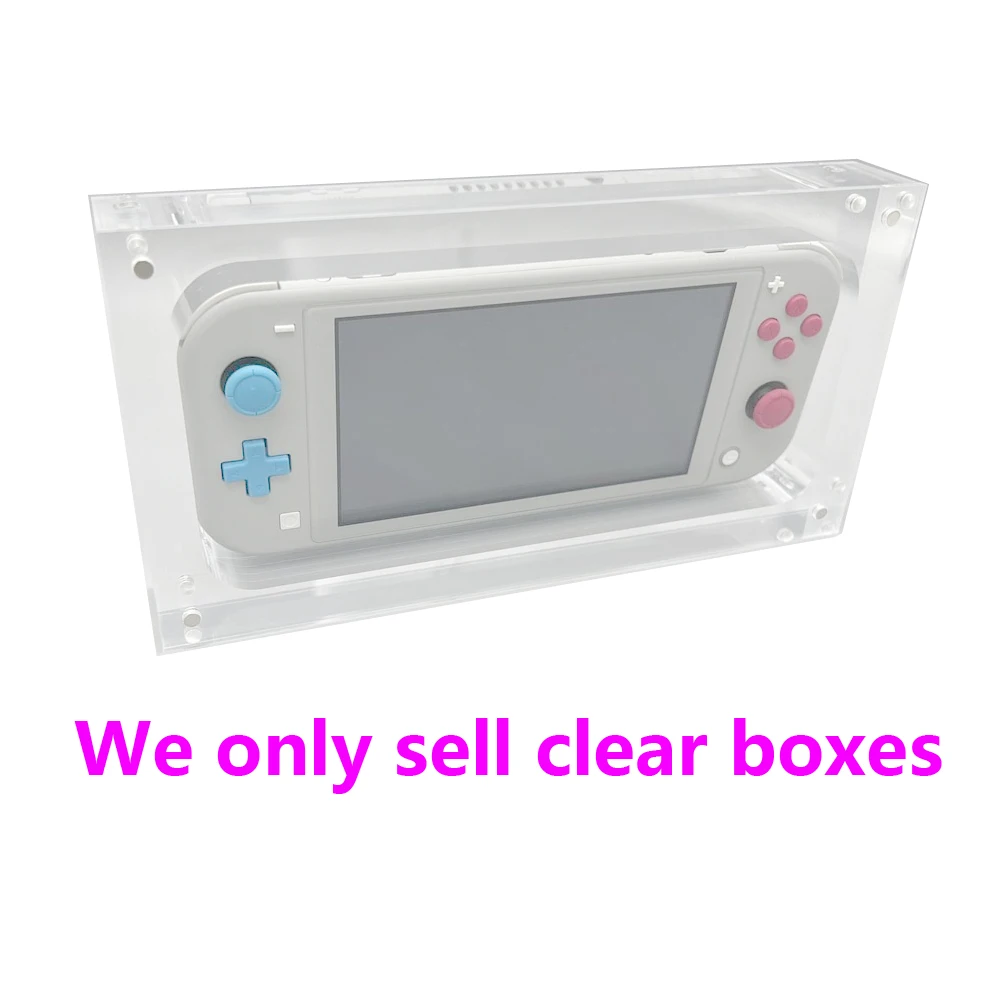 

10pcs High Transparency PMMA Protective Box For Switch Lite NSL High Hardness Display Case Storage Shell Crystal Box