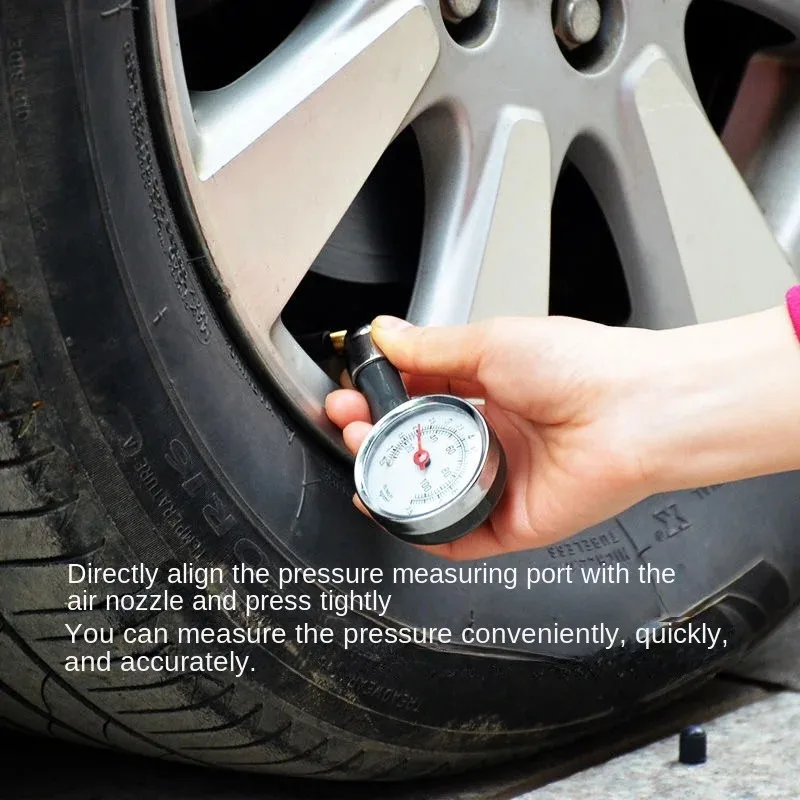 Auto Plastic Truck Racing Car Tire Air Pressure Gauge Automobile Tyre Meter Vehicle Tester Monitoring System Measuring Tool