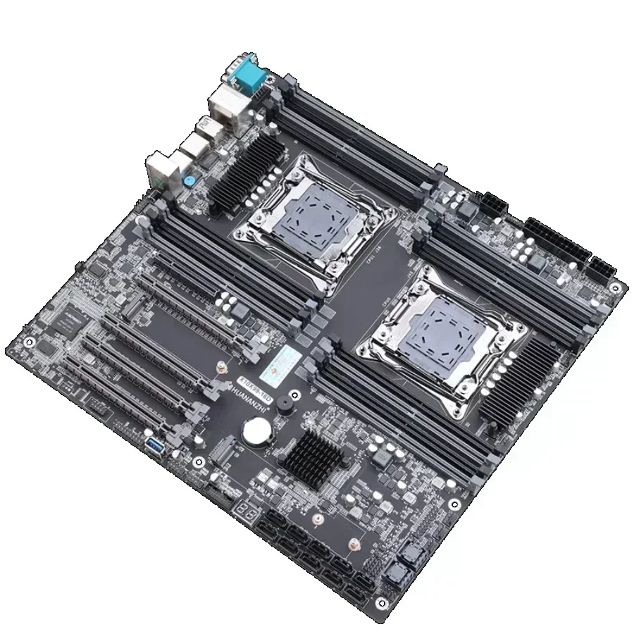 LGA 2011-3 DDR4 ECC RAM Supports M.2 SATA3.0 USB3.0, Suitable for X10X99 16D Dual CPU Server Motherboards