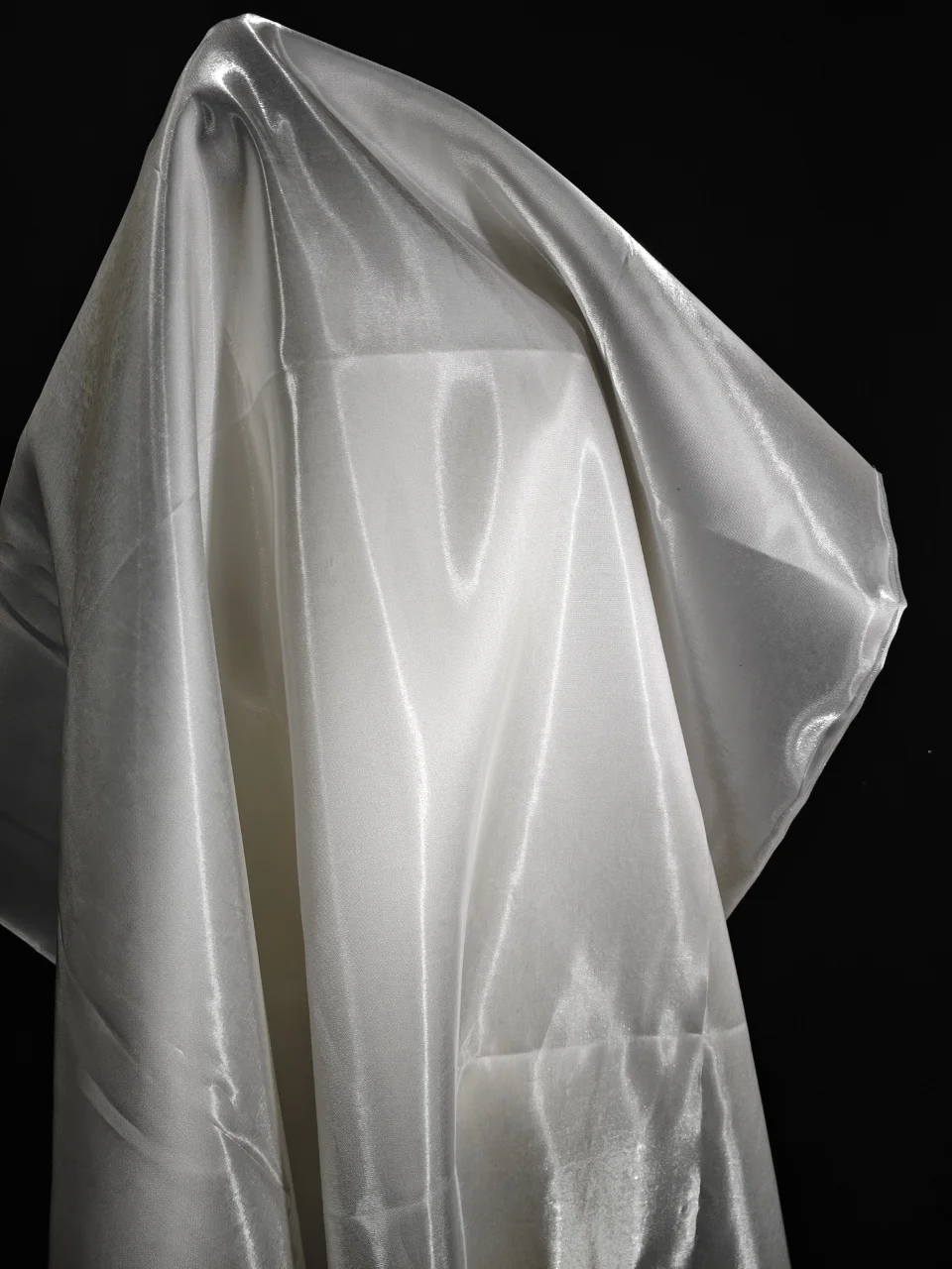 

Белый роскошный сверкающий галактический водный светильник из жесткой атласной ткани, сшитый комплект платья, кукольная юбка и одежда, ткань «сделай сам»