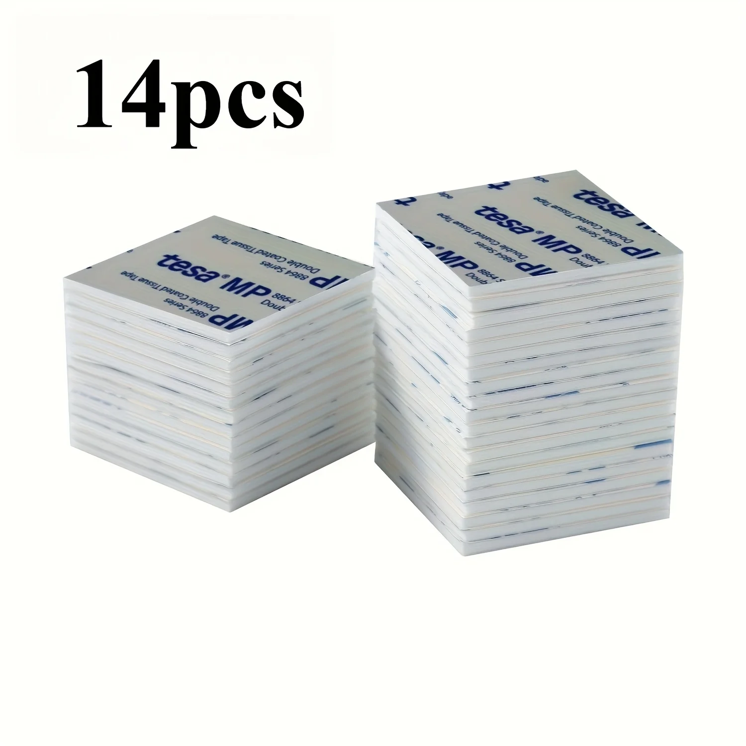 14Pcs Double Sided Foam Tape Square Adhesive Tape Waterproof Strong Sticky Pads For DIY Art Crafts Supplies For Home Office