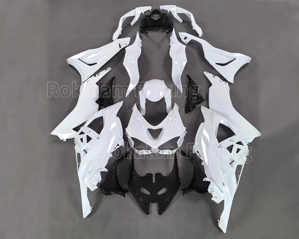 

For Kawasaki Ninja ZX-6R 2024 2025 ZX6R 24 25 Gloss White Aftermarket Motorbike Fairing (Injection Molding)
