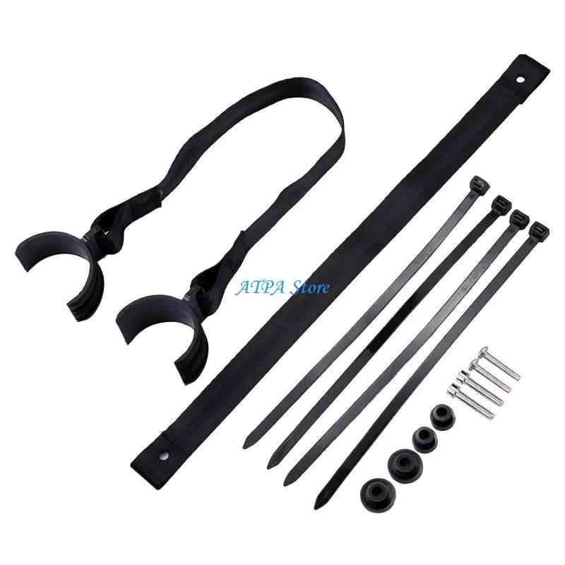 

U13C Motorcycle Rear Rescue Strap Pull Sling Belt Leashes Fit for 250 350 400 450 500 XCF XCW XCFW SXF EXCF EXC SMR-Dirt Bike