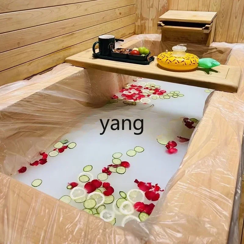 LZR Custom Thickened Insulated Wooden Bath Bucket for Home Use