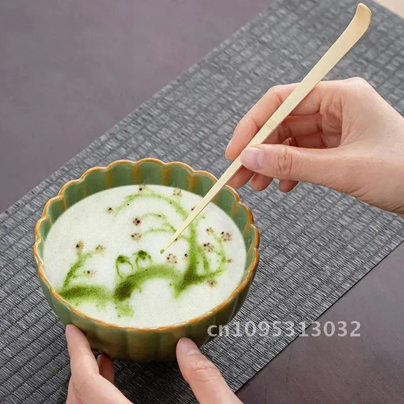 

6 Tea-making Japanese Matcha Set Safe Bamboo Whisk Teaspoon Tools Pcs Bowl Tea Ceramic Sets Accessories Beverage Indoor Shop