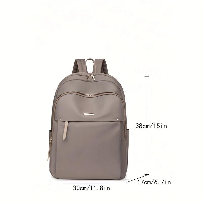 Chic Vegan Backpack - Adjustable Straps, Multi-Compartment Design, Perfect for College or Travel