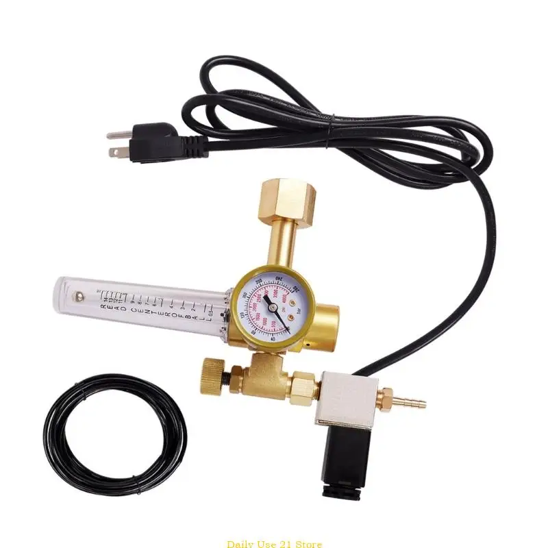 CO2 Meter Gas Regulator Flowmeter Welding Gauge Regulator With Solenoid