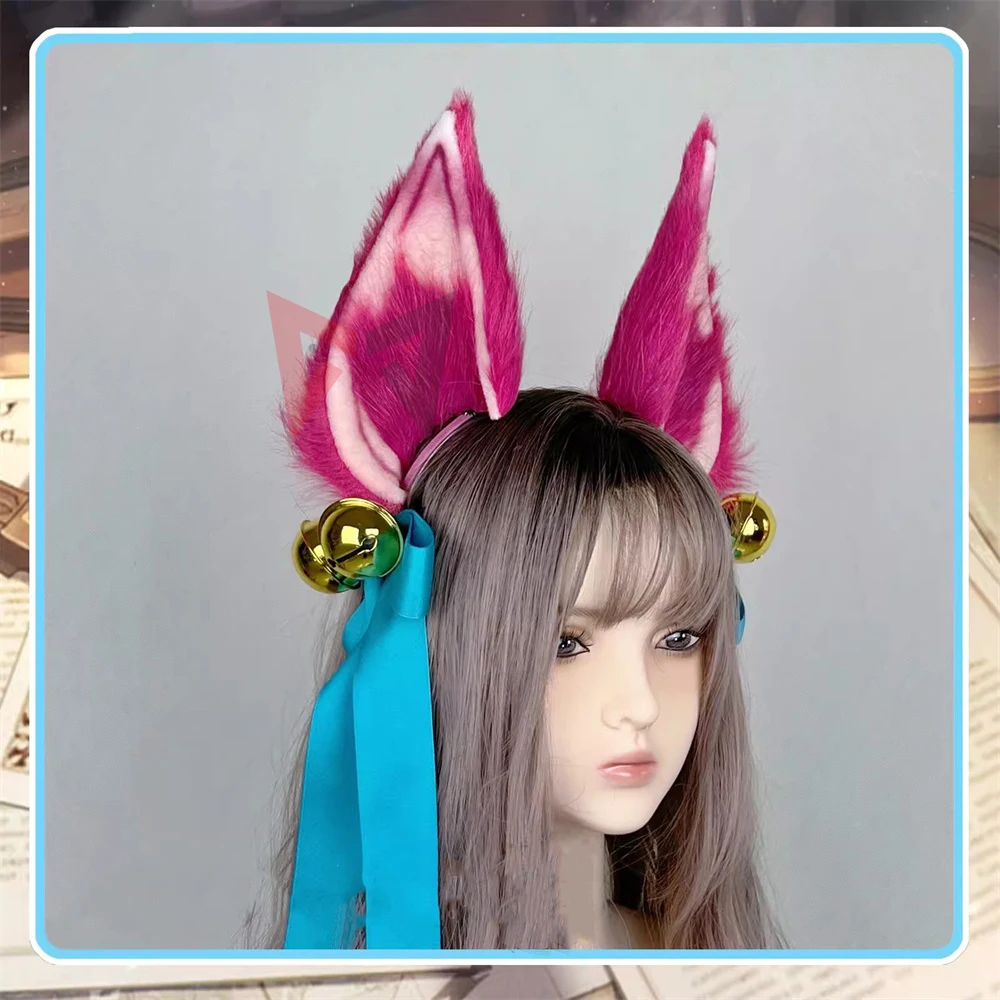 New Game Lol Spirit Blossom Cosplay Costume Accessories Fox Ears Hairhoop Bells To Choose Custom Made