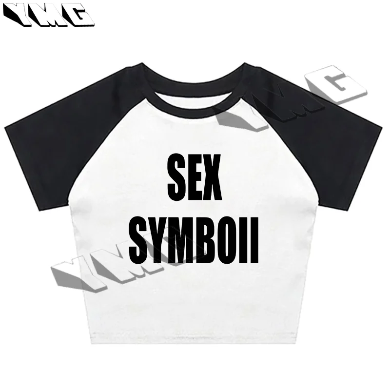 美的ファッショングランジパンクエモガールプリントベストトップセクシーシックスリムクロップトップ原宿2000年代アメリカンレトロレディースストリートウェア