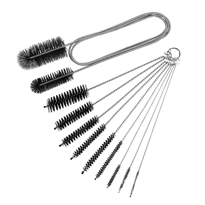 1 SET Flexible Drain Hair Brush Straws Cleaner Set Extra Long Pipe Dredge Cleaner Spring Cleaning Brush Sink Cleaning Brush