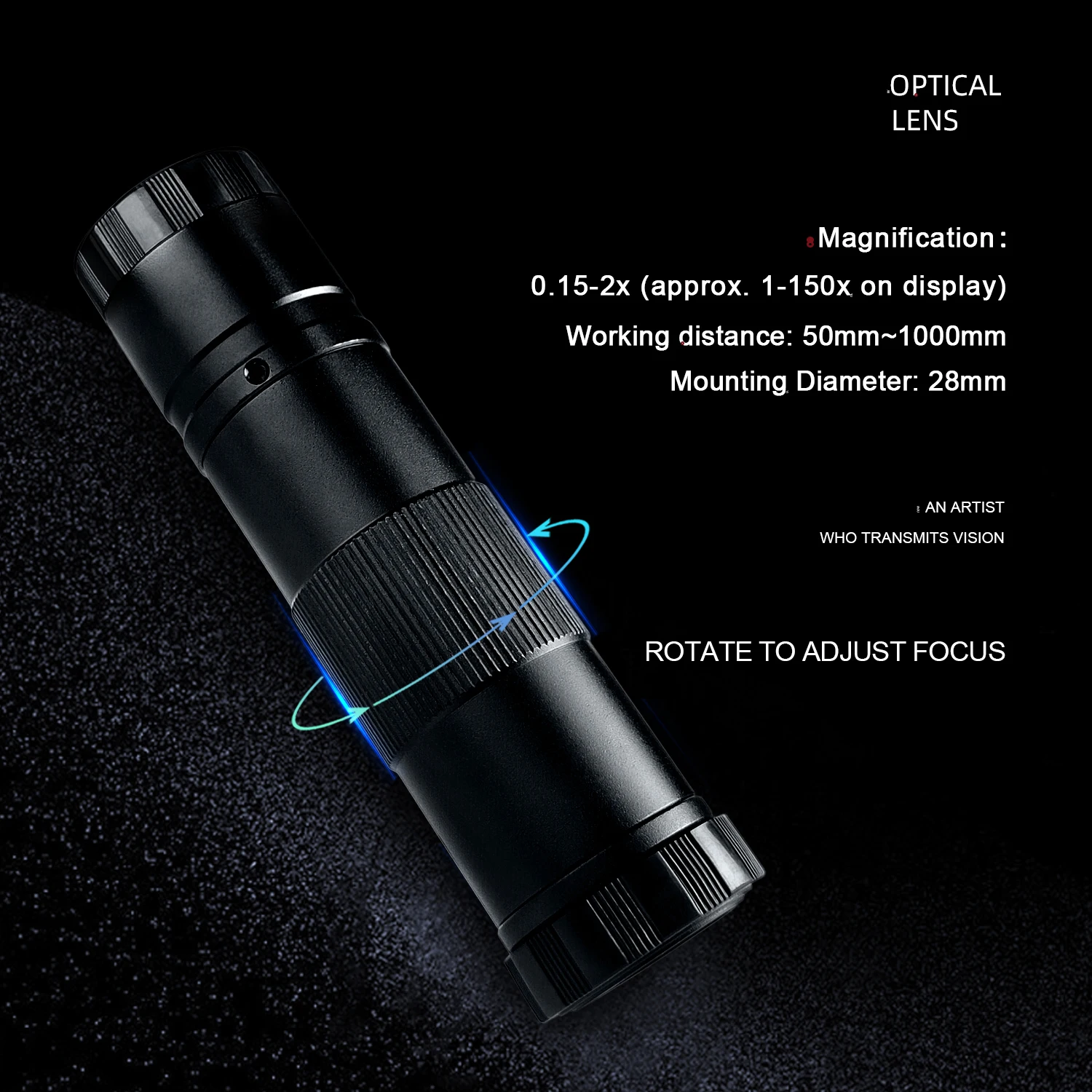 YIZHAN Microscope Professional Anti-vibration Mount Digital Microscope Electronic Soldering HDMI VGA USB 150x Lens Complete Set