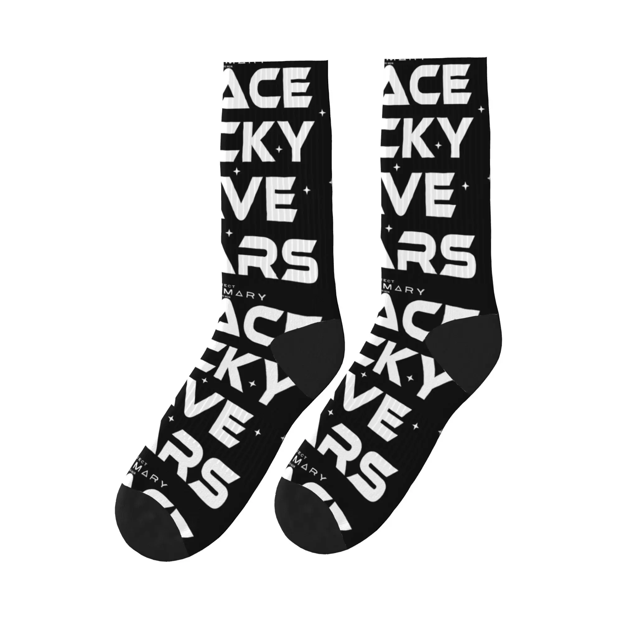 Project Hail Mary Grace Rocky Save Stars Poster Stockings Graphic Trendy Socks Autumn Anti Slip Socks Couple Climbing Soft Socks
