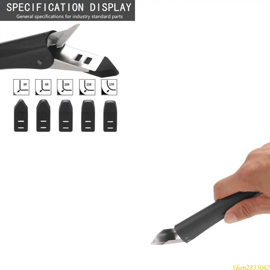 

Stainless Steel Scraper with Functions for Caulking Application and Removal 831F
