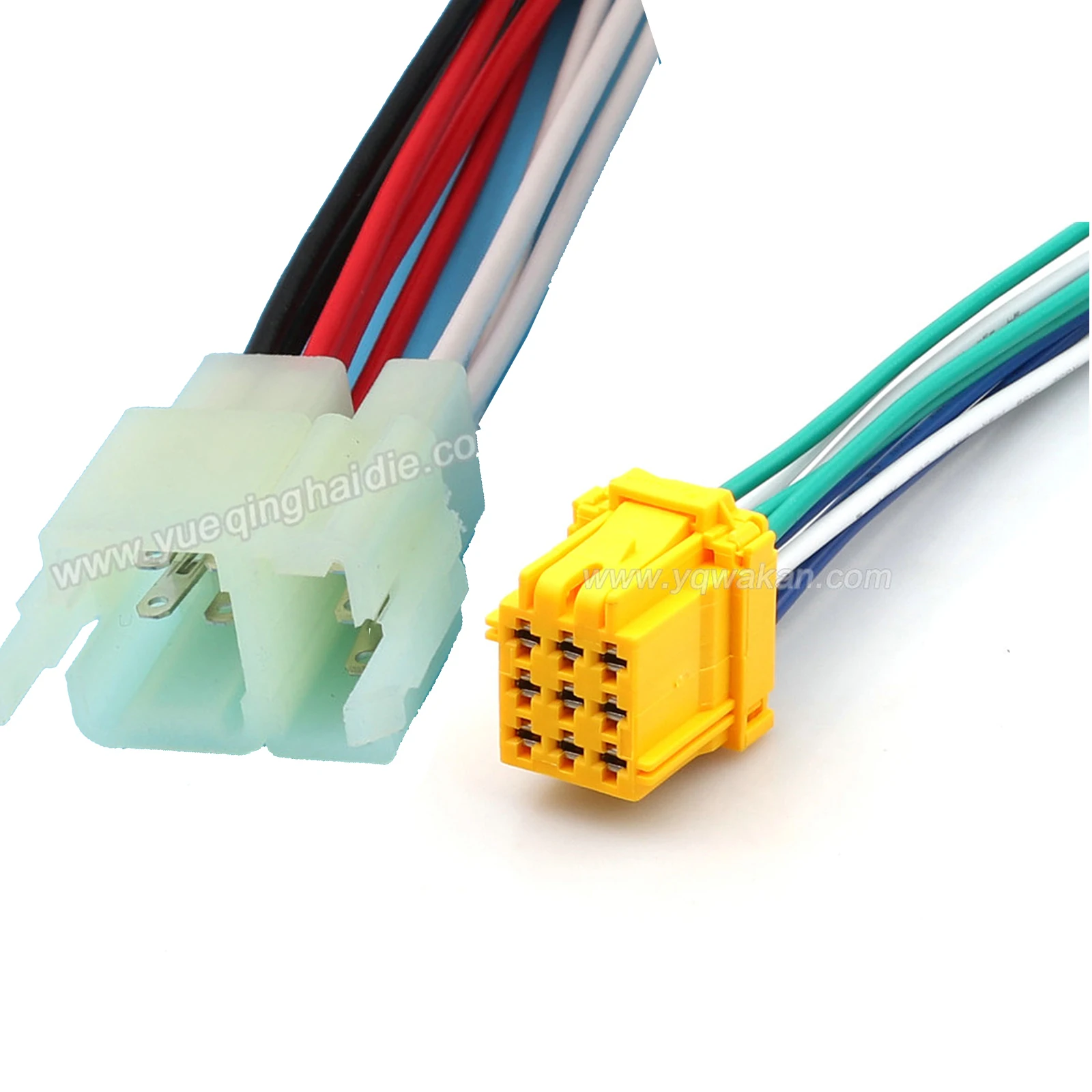 

9PIN Connector 2.8mm Unsealed Male Female Connectors Wiring Harness Cable Socket 8-968971-1 Grey Yellow White
