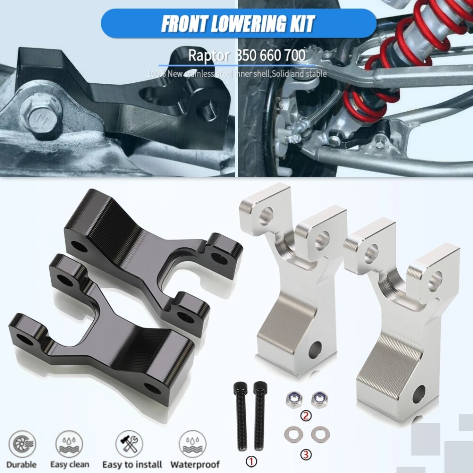 ATV Front Lowering Kit For Yamaha Raptor 350 660R 700 YFM YFZ450 YFM350 YFM700 Banshee Warrior 350 YFZ350 YFM350X Blaster YFS200