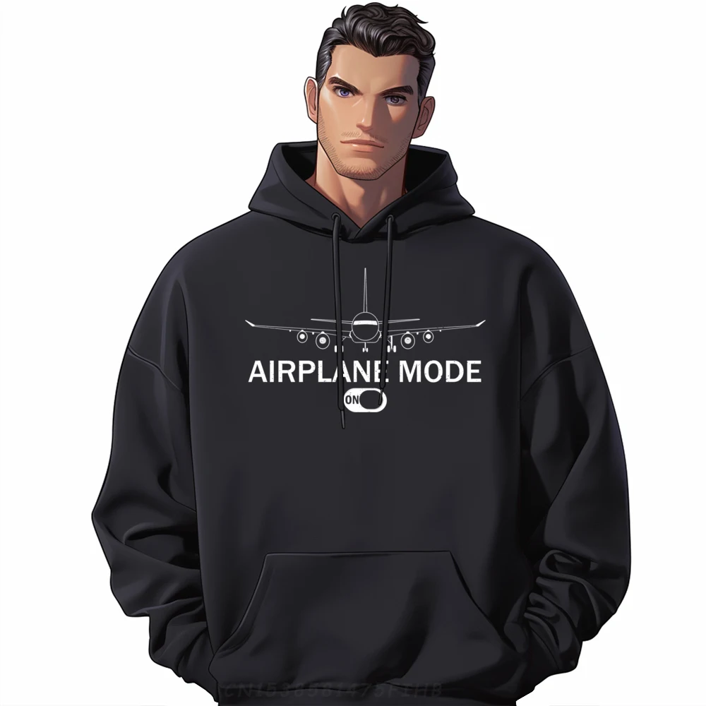 

Airplane Mode On Traveling Vacation Travel Anime Sweatshirts Long Sleeve Hoodie Men