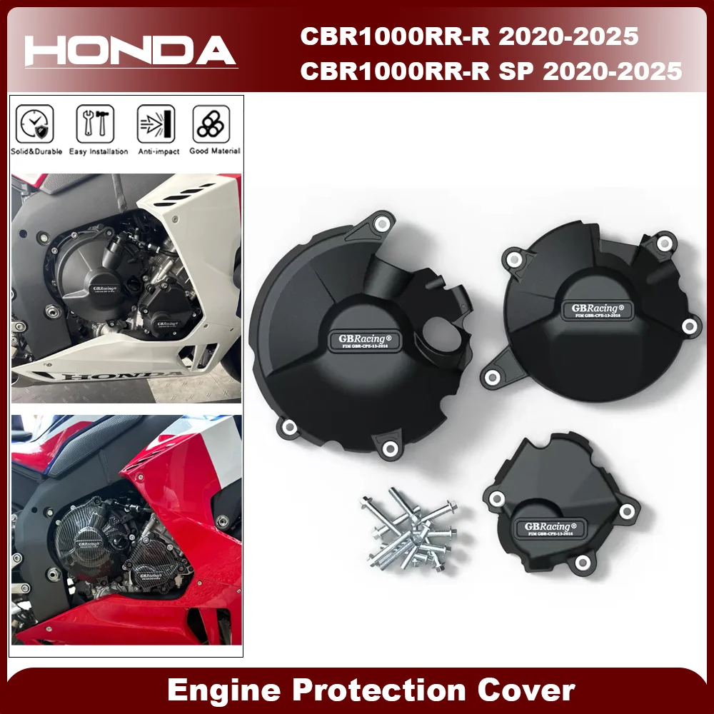 

For HONDA CBR1000RR CBR 1000RR-R SP 2020-2025 GBRacing Motorcycle Engine Protect Cover Body Frames Clutch Pulse Protection Cover
