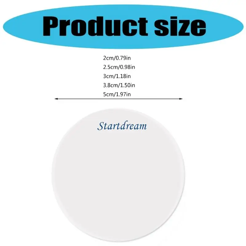 ملصقات ملصق ختم PVC Clear ملصقات ختم مستديرة لبطاقات الأظرف K92C #6