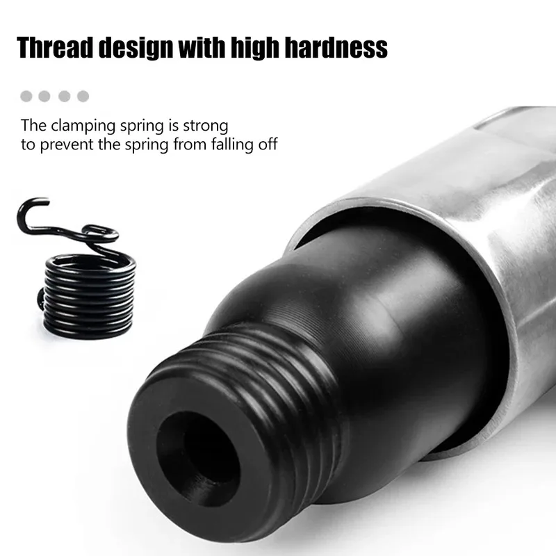 

1/4"Industrial Handle Straight Type Pneumatic Hammer Tool Shovel Hammer Wind Tool Pick Rust Remover Head Chisel Pneumatic Tool